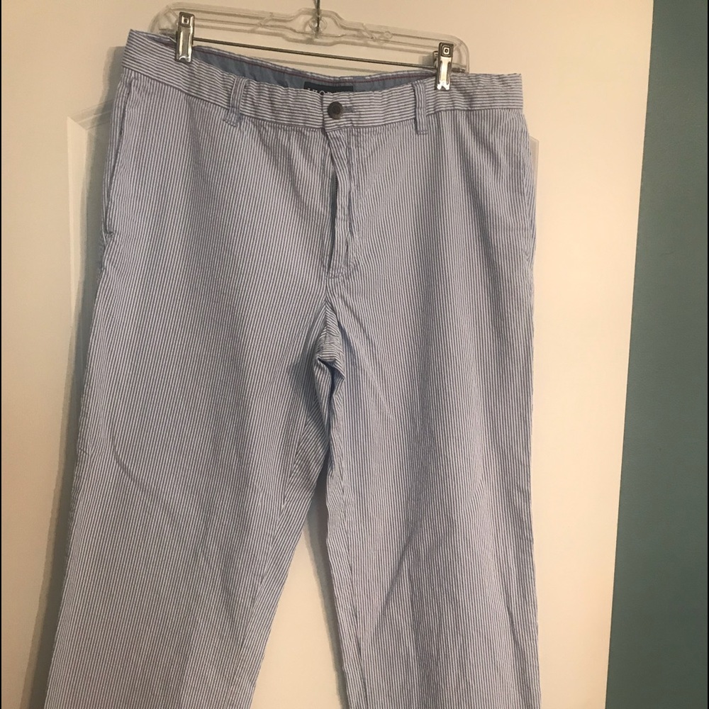 Men’s seersucker iPod pants